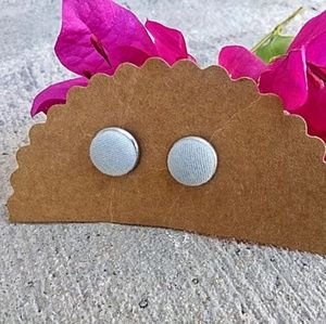 Handmade Denim Earrings